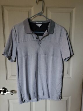 Calvin Klein Light Gray Short-Sleeve Polo
